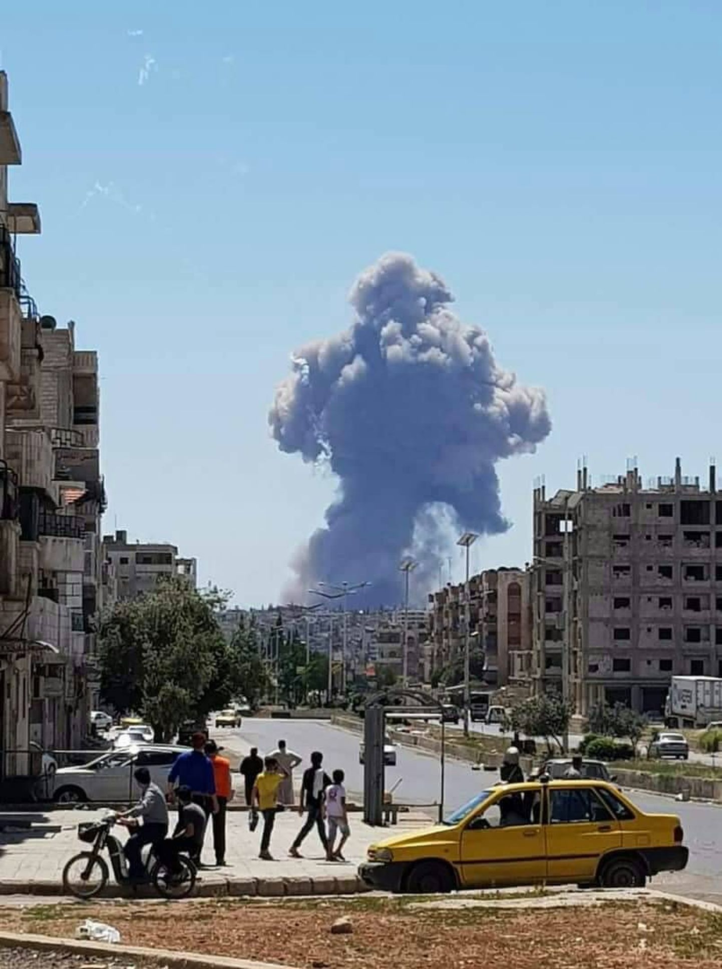 Plahvatus Hamas asuvas õhuväebaasis.