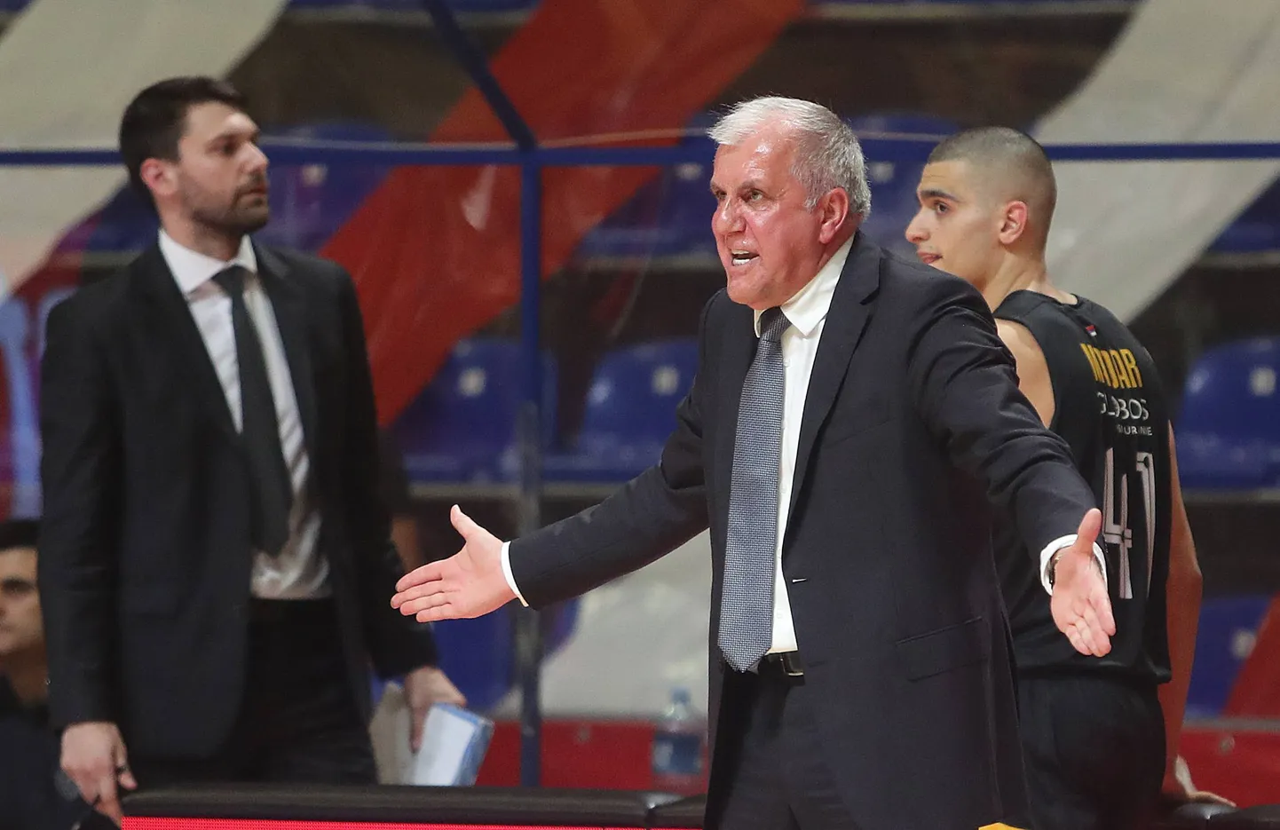 Belgradi Partizani peatreener Željko Obradovic.
