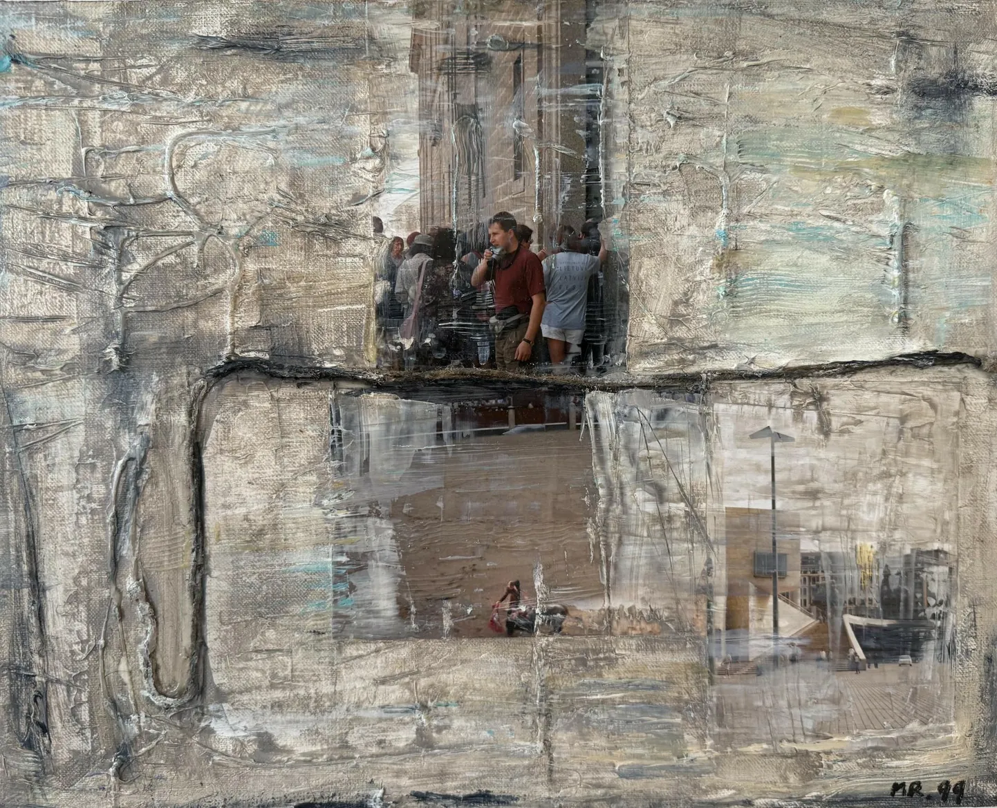 Mari Roosvalt, «Persoon VI», õli, 1999.