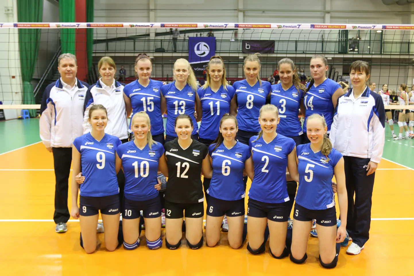 U20 võrkpallivõistkond.