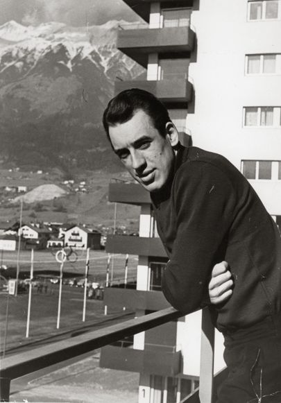Ants Antson Innsbrucki olümpiakülas (1964).