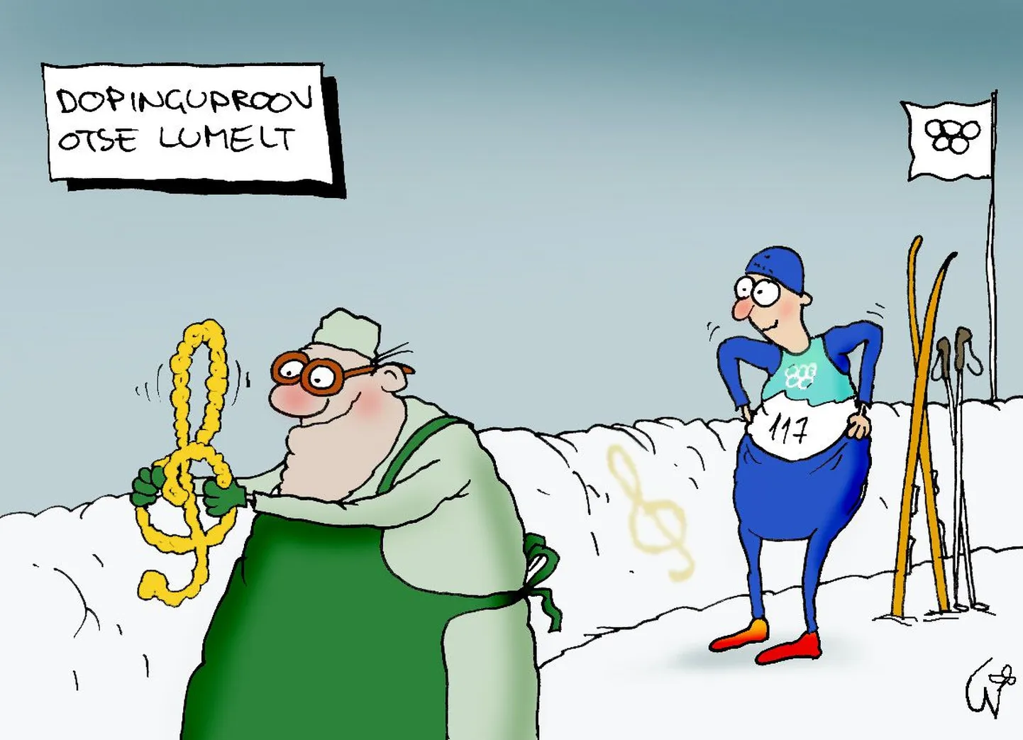 Dopinguproov otse lumelt.