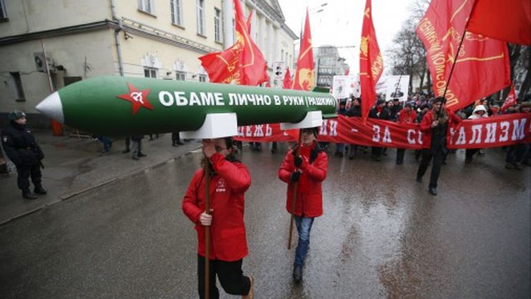 Митинг партии в честь Дня защитника Отечества в Москве 