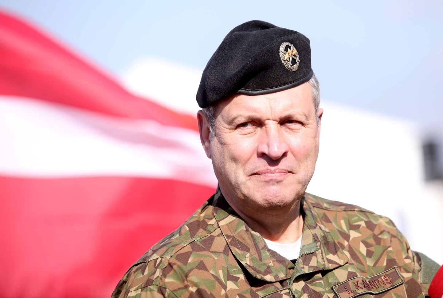 Latvijas Nacionālo bruņoto spēku (NBS) komandieris Leonīds Kalniņš
