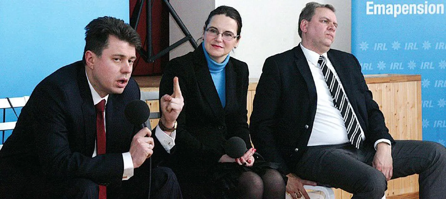 Urmas Reinsalu, Liisa Pakosta ja Andres Herkel kandideerivad esimehe ametikohale.