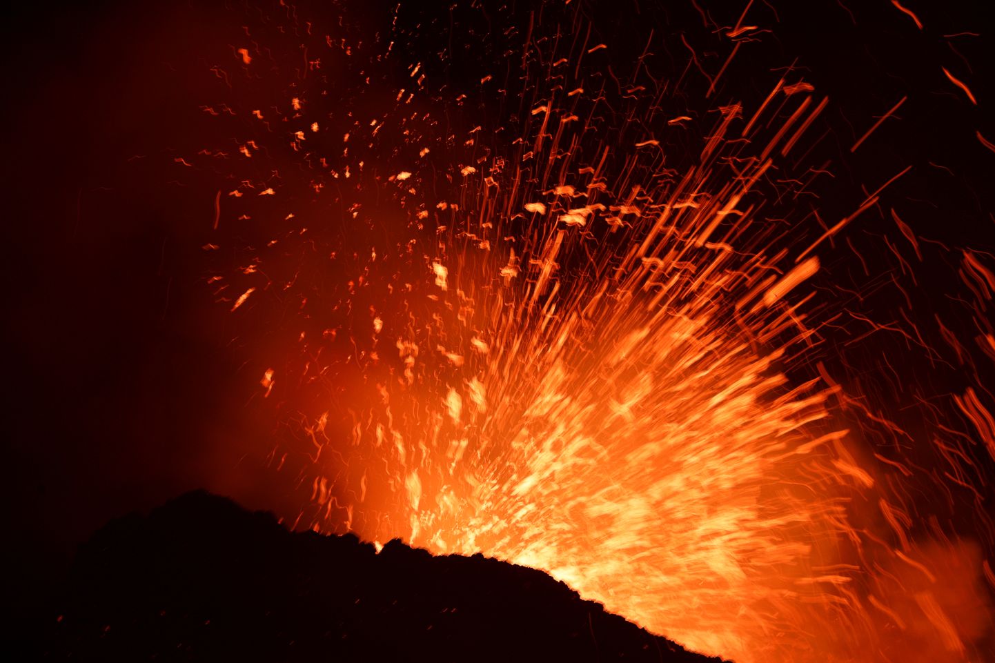 Euroopa suurima aktiivse vulkaani purse 2019. aasta 1. juunil.