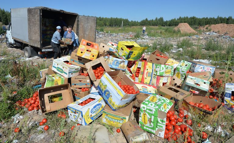 Valgevene piirilt konfiskeeritud Euroopa tomateid ootas Venemaal samuti väidetavalt mahamatmine.