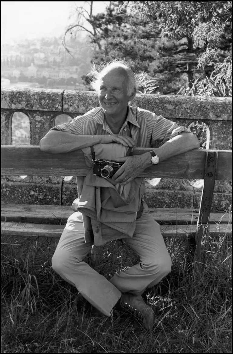 Henri Cartier-Bresson Prantsusmaal 1972. aastal. Foto: