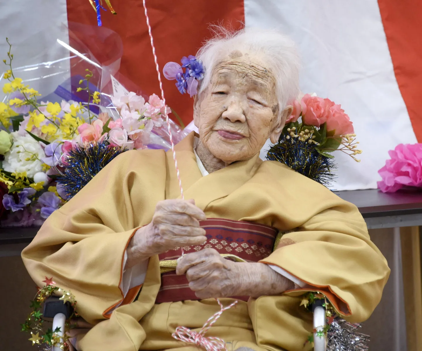 Maailma vanim inimene Kane Tanaka, kes suri 19. aprillil 119-aastaselt.