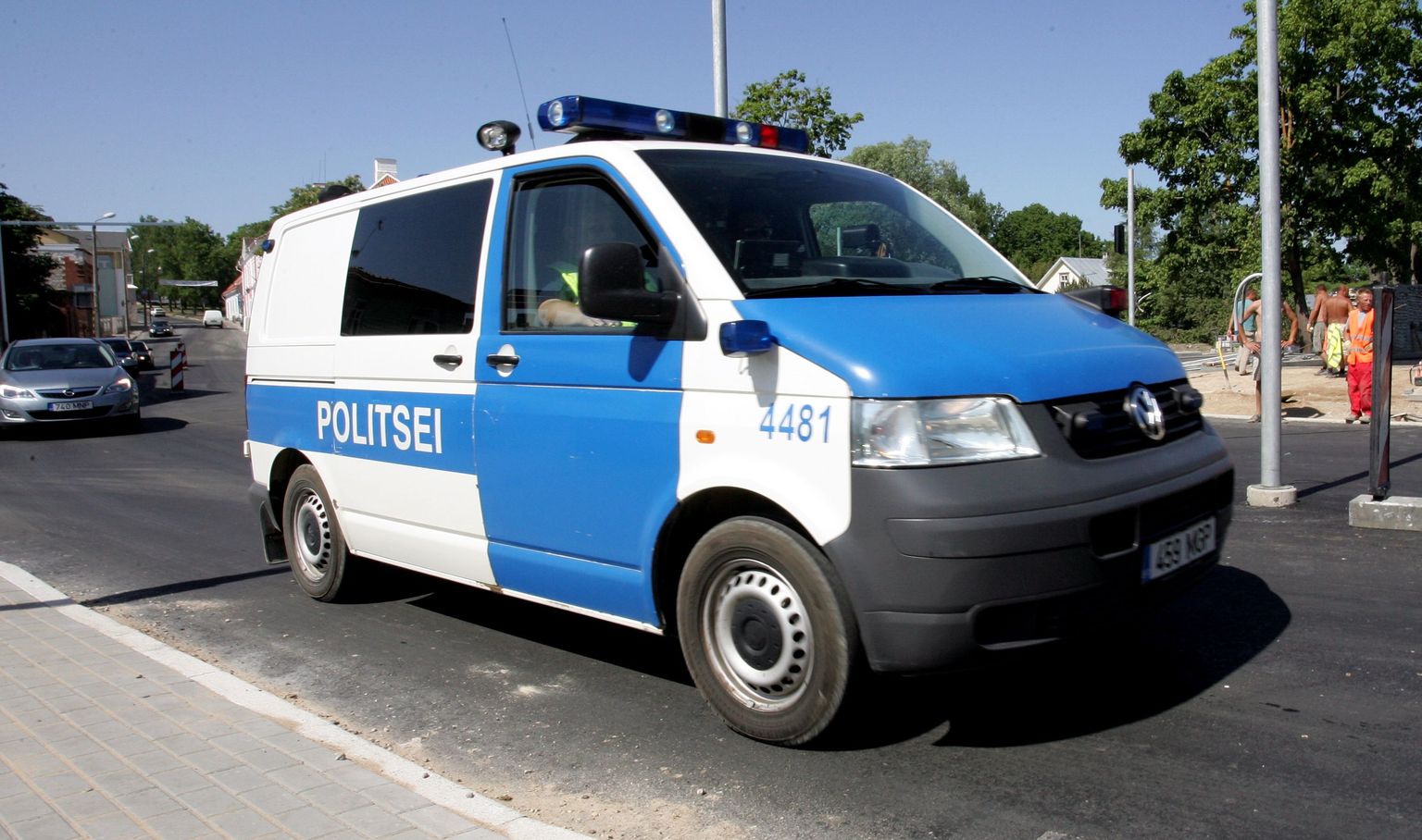 Politseibuss. Foto on illustratiivne