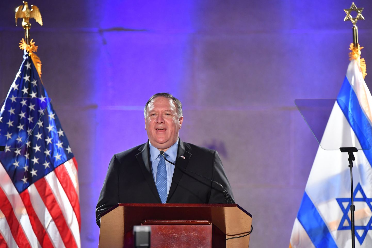 USA välisminister Mike Pompeo 22. mail Iisraeli iseseisvuspäeva üritusel Washingtonis.