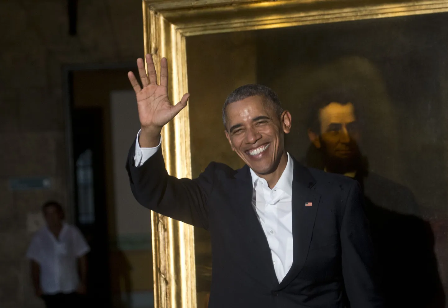 Barack Obama Abraham Lincolni portree ees.