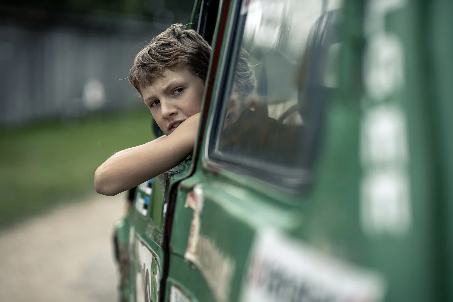 Kaadrid Jaak Kilmi filmi "Tagurpidi torn" võtetelt.