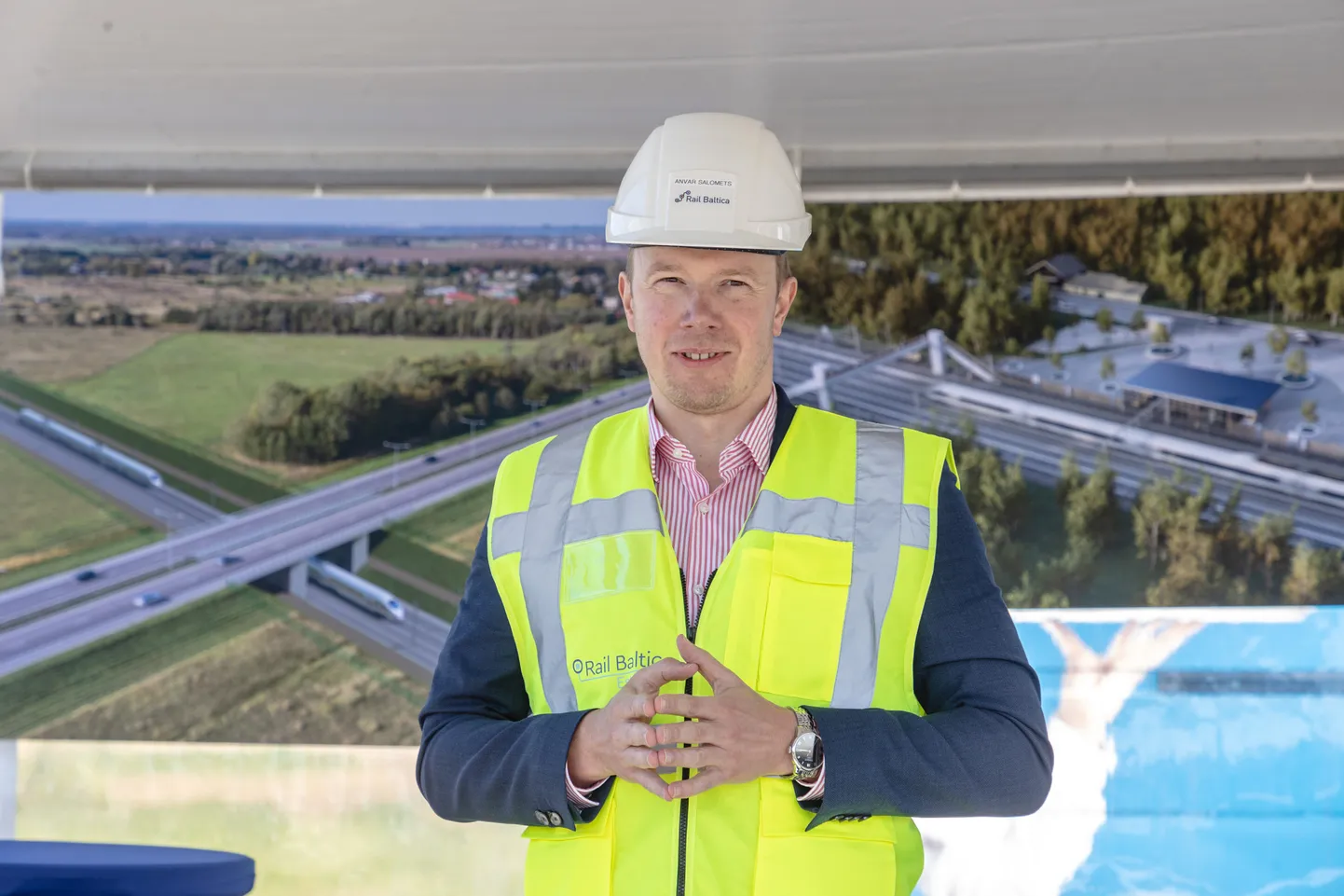 Rail Baltic Estonia juhatuse esimees Anvar Salomets.