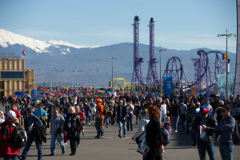 The Olympic park in Adler, February 2014. Photo: