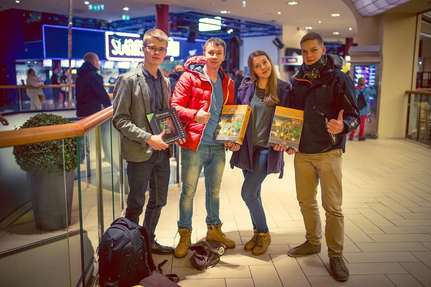 Timo Arbeiter (vasakult), Raiko Allik, Hanna-Liina Pärnik-Pernik ja Rasmus Koroljov