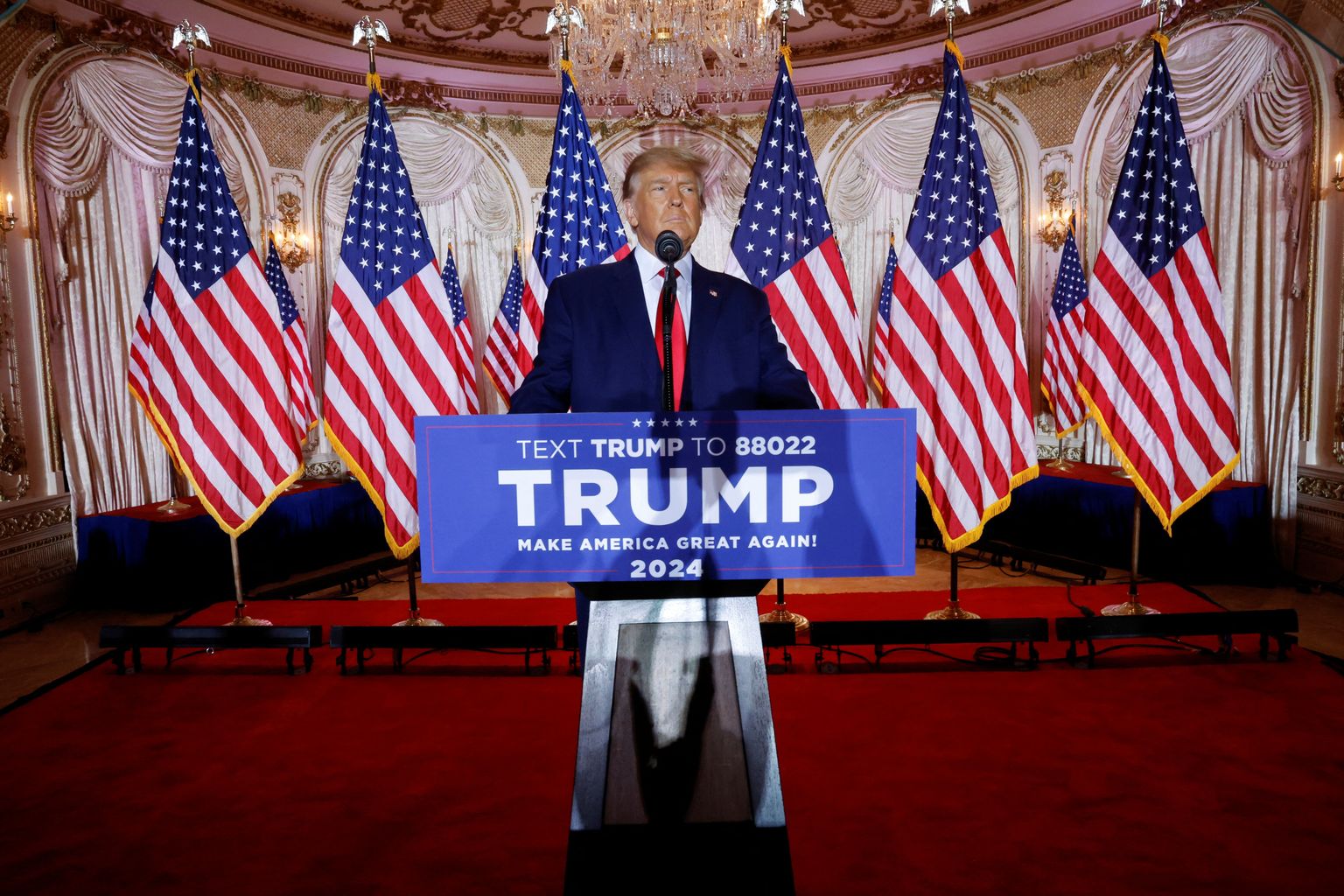 USA endine riigipea Donald Trump teatas kandideerimisest 2024. aasta presidendivalimistel.
