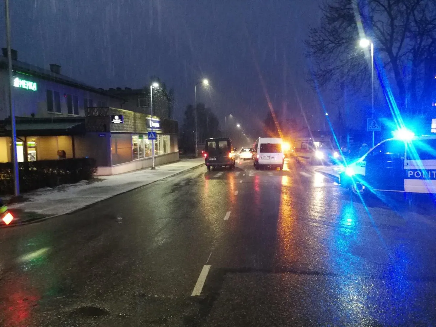 Õnnetus jalakäijaga.