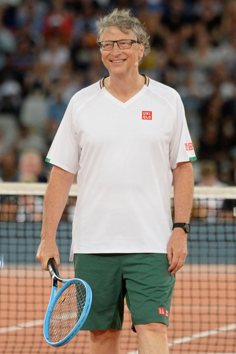 Miljardärist investor ja filantroop Bill Gates Lõuna-Aafrika Vabariigis tennist mängimas