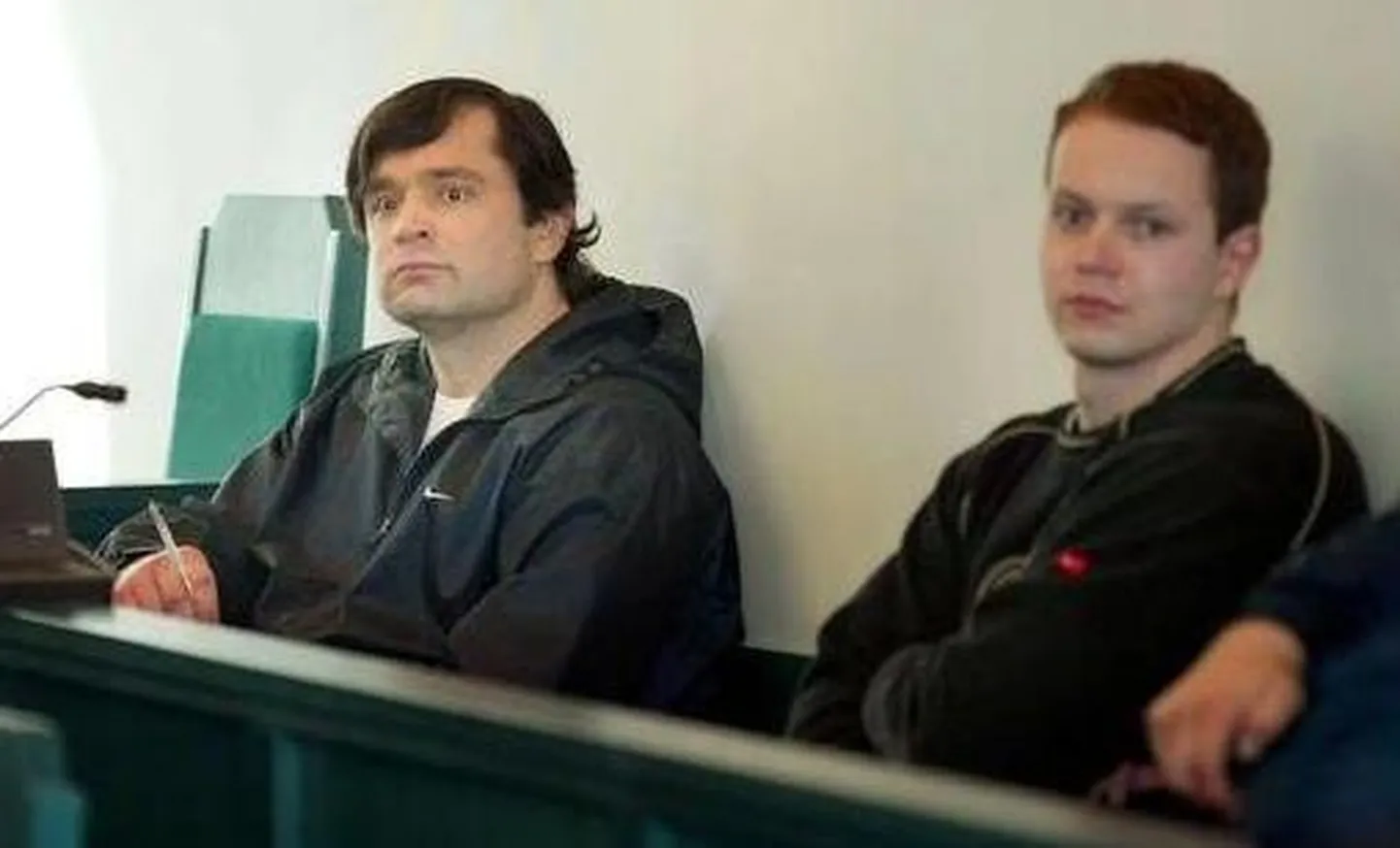 Toomas Helin ja tema kaaskohtualune Indrek Sürje aastal 2003.
