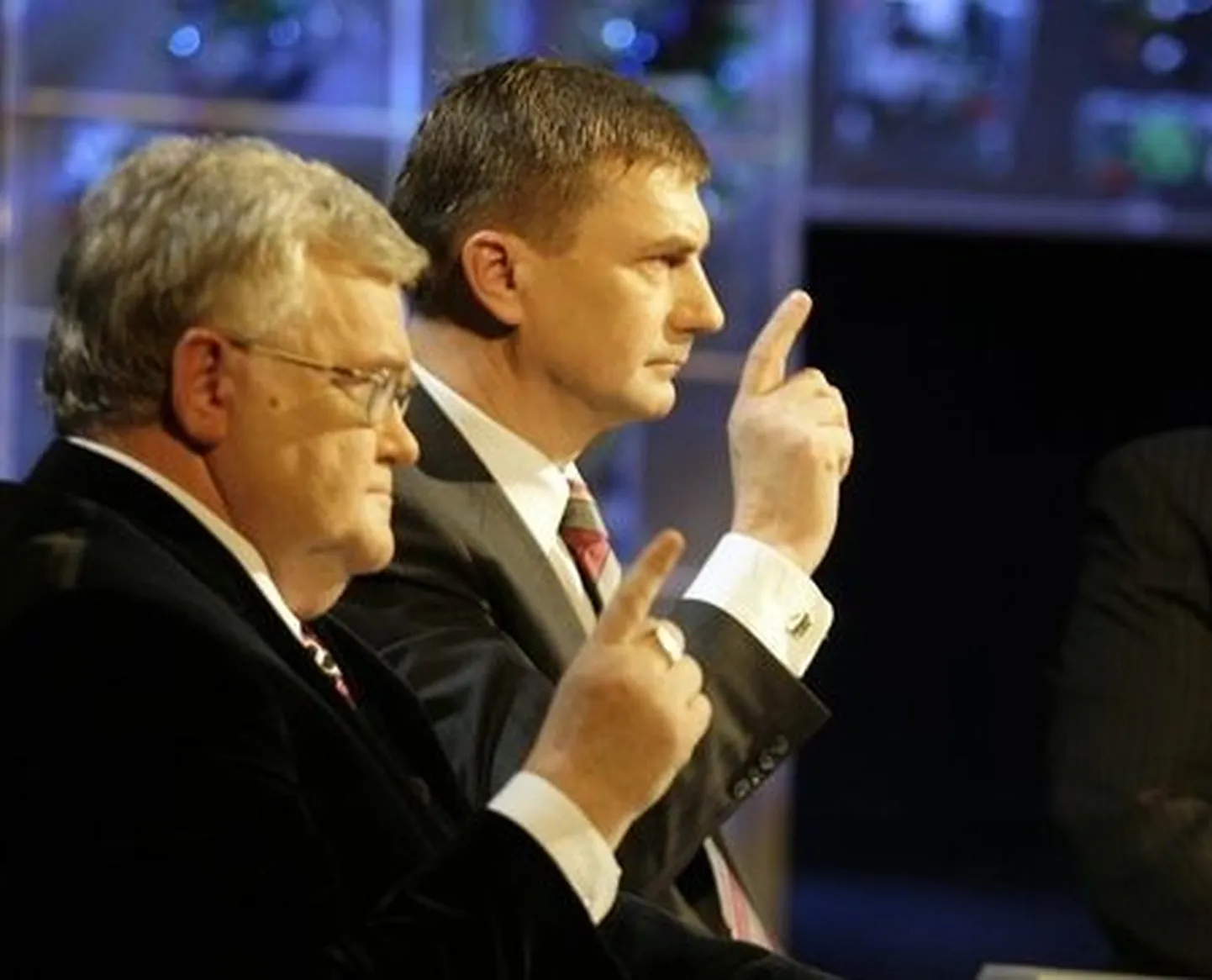 Savisaar ja Ansip.