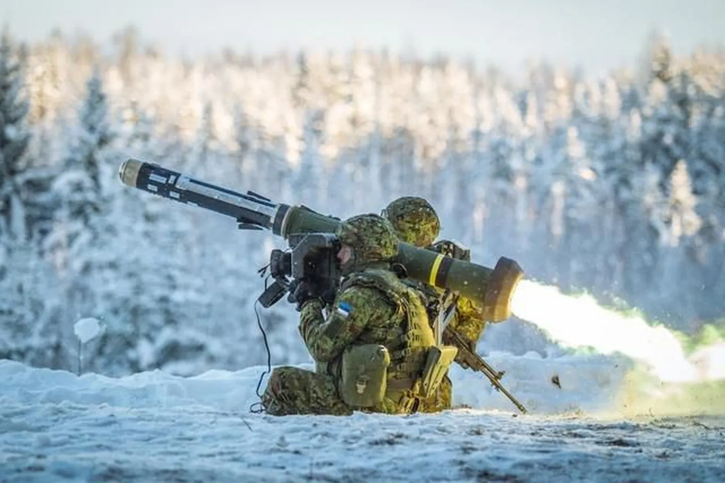 Javelinist laskmine kaitseväe lahinglaskmisel.
