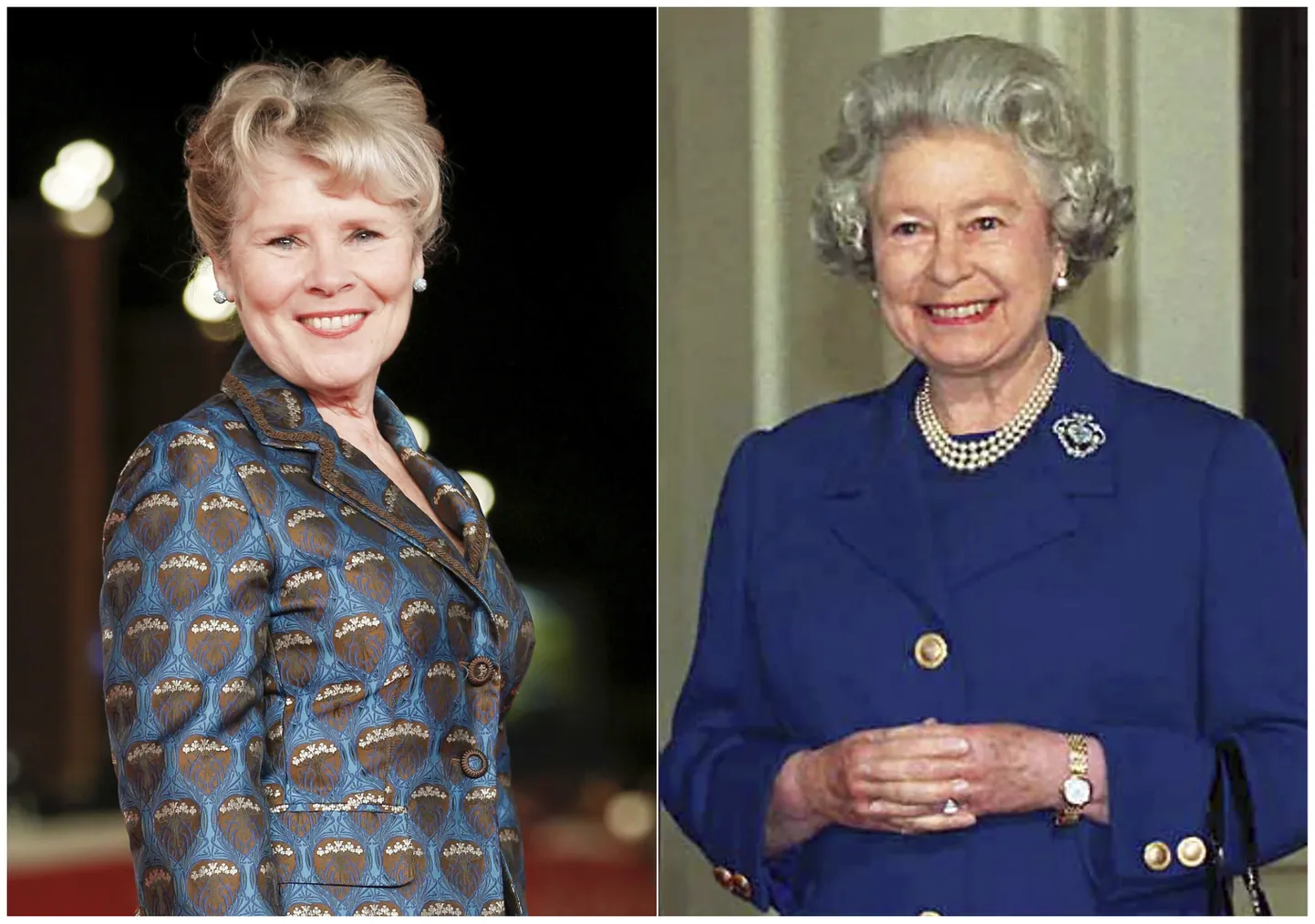 Imelda Staunton, kura seriālā atveidoja karalieni Elizabeti II un Viņas Majestāte Elizabete II.