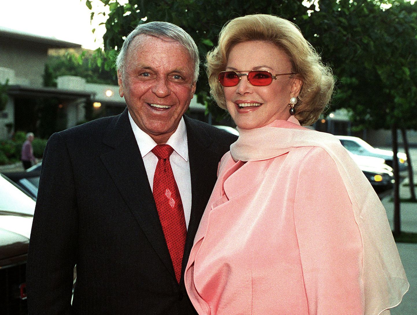 Фрэнк и Барбара Синатра в 1996 году.