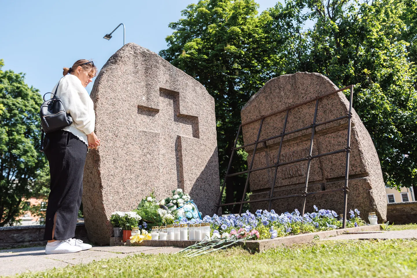 В Нарве почтили память жертв июньской депортации 1941 года.