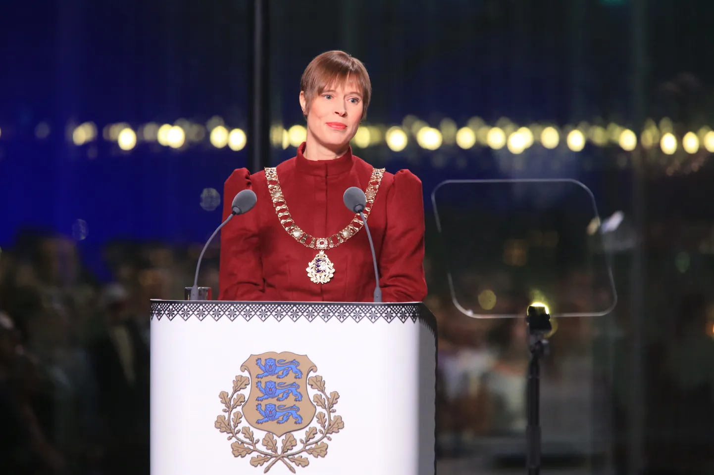 Presidendi vabariigi aastapäeva kõne ja kontsert Eesti Rahva Muuseumis. Kersti Kaljulaid.