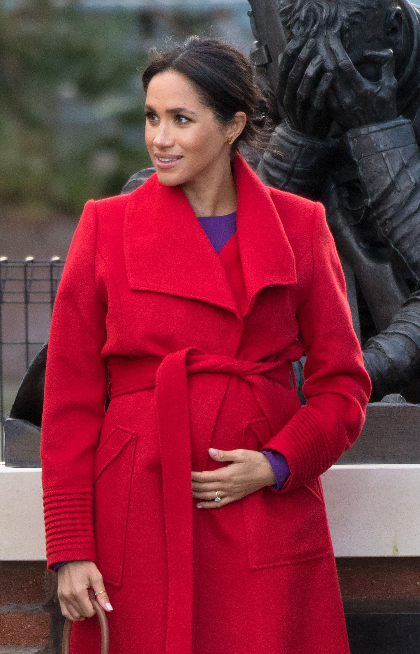 The Duchess of Sussex during a visit to Birkenhead
