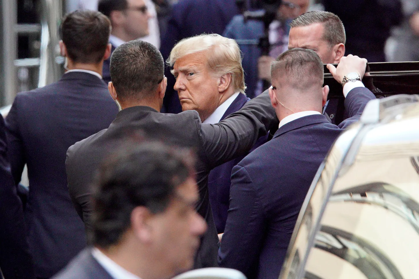 Donalds Tramps ieradies Ņujorkas tiesā