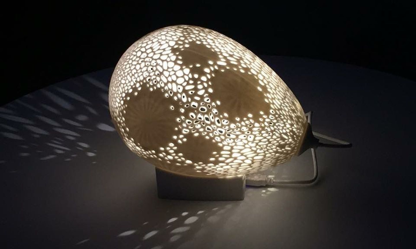 Aasta ettevõtte auhind, kunstnik  Kärt Ojavee 3D-prinditud õhupall, mille pälvis Kodumaja As.