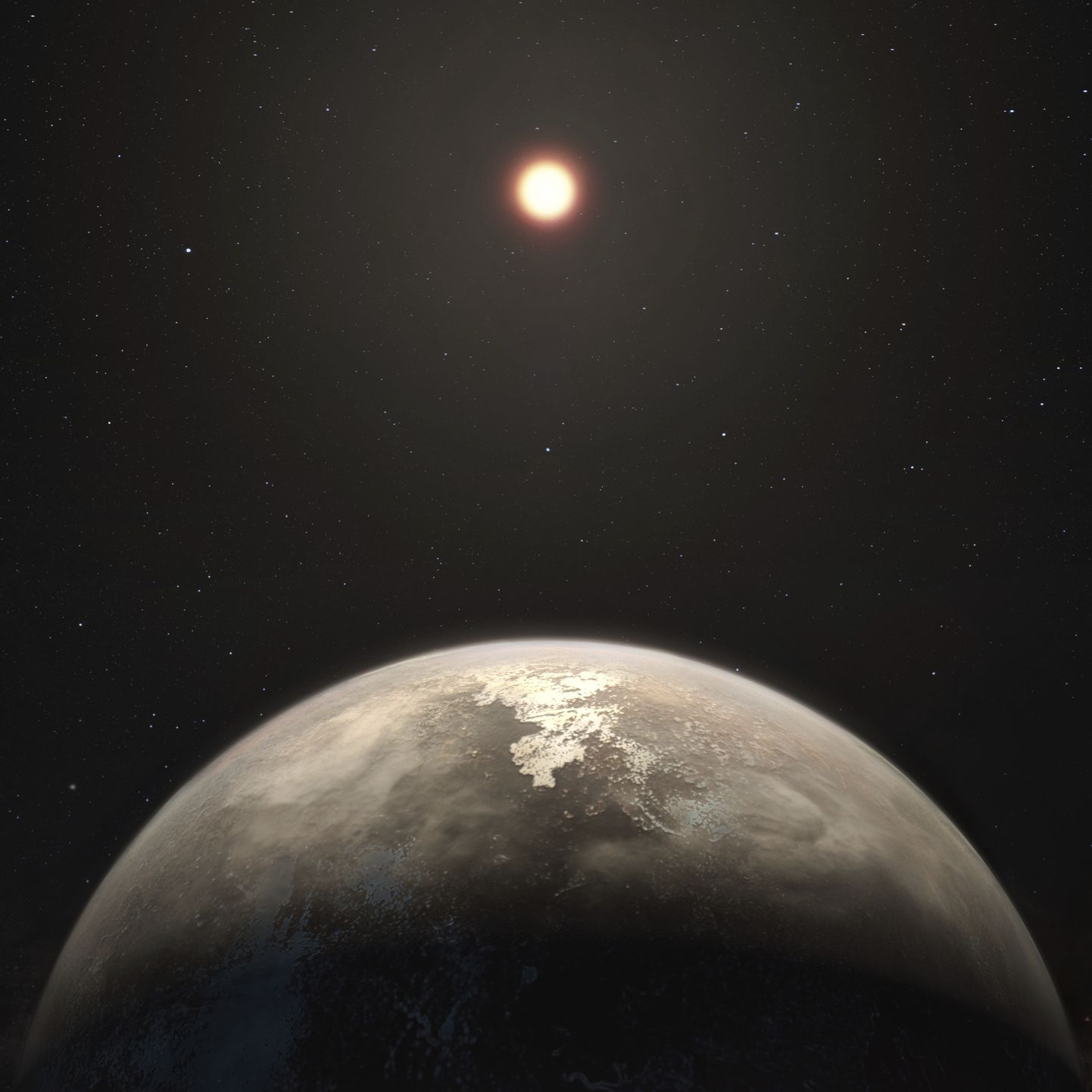 Näide eksoplaneedist. Pilt on illustreeriv