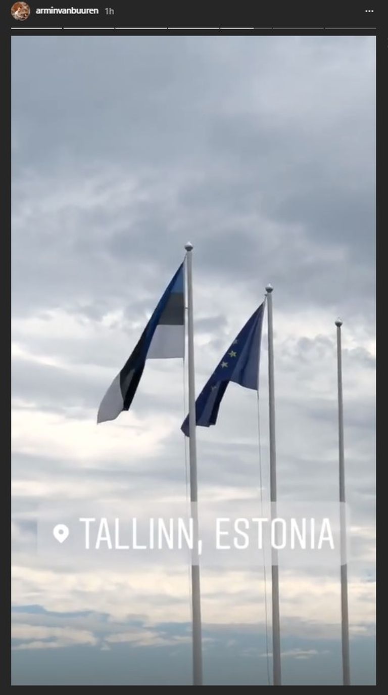 Armin van Buuren saabus Tallinna