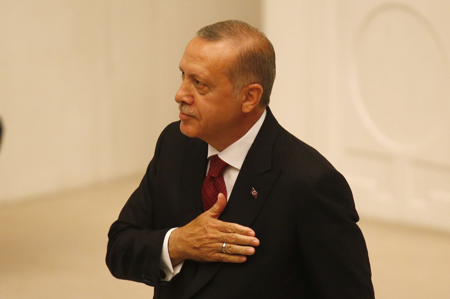 Recep Tayyip Erdoğan andmas parlamendis ametivannet.