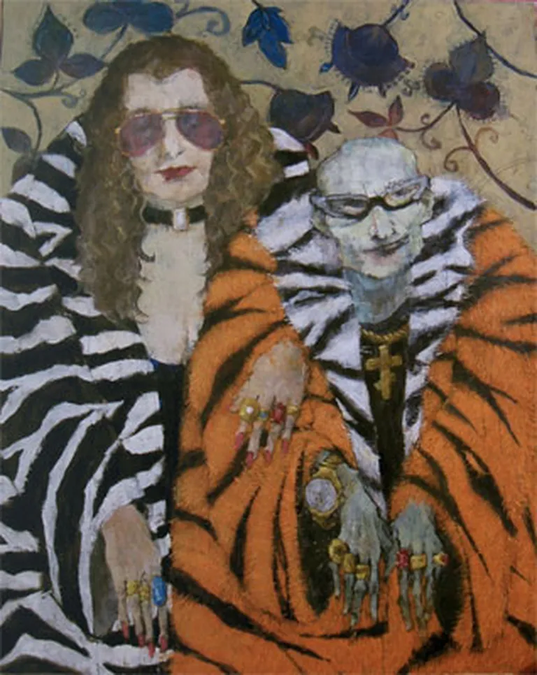 Автопортрет с женой, 2003