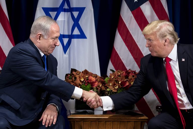 Netanyahu ja Trumpi kohtumine.
