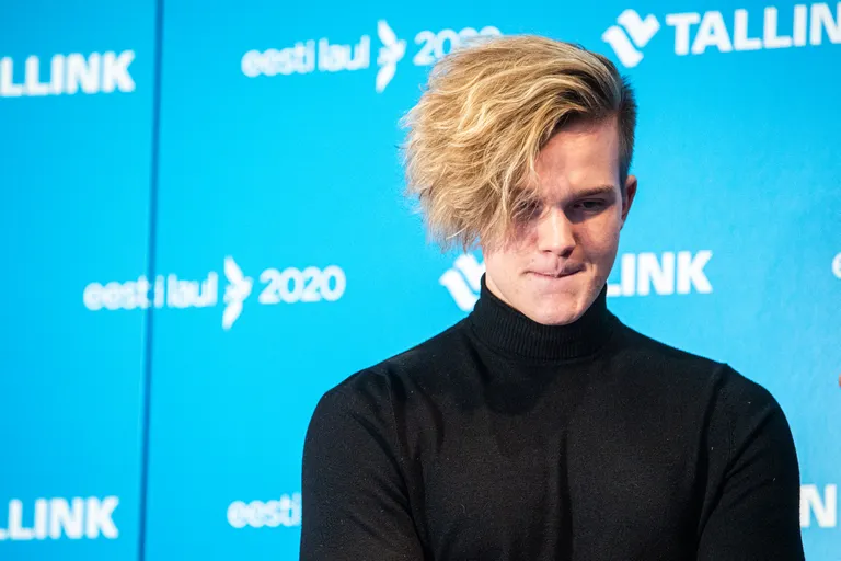 Jaagup Tuisk Eesti Laul 2020 pressikonverentsil.