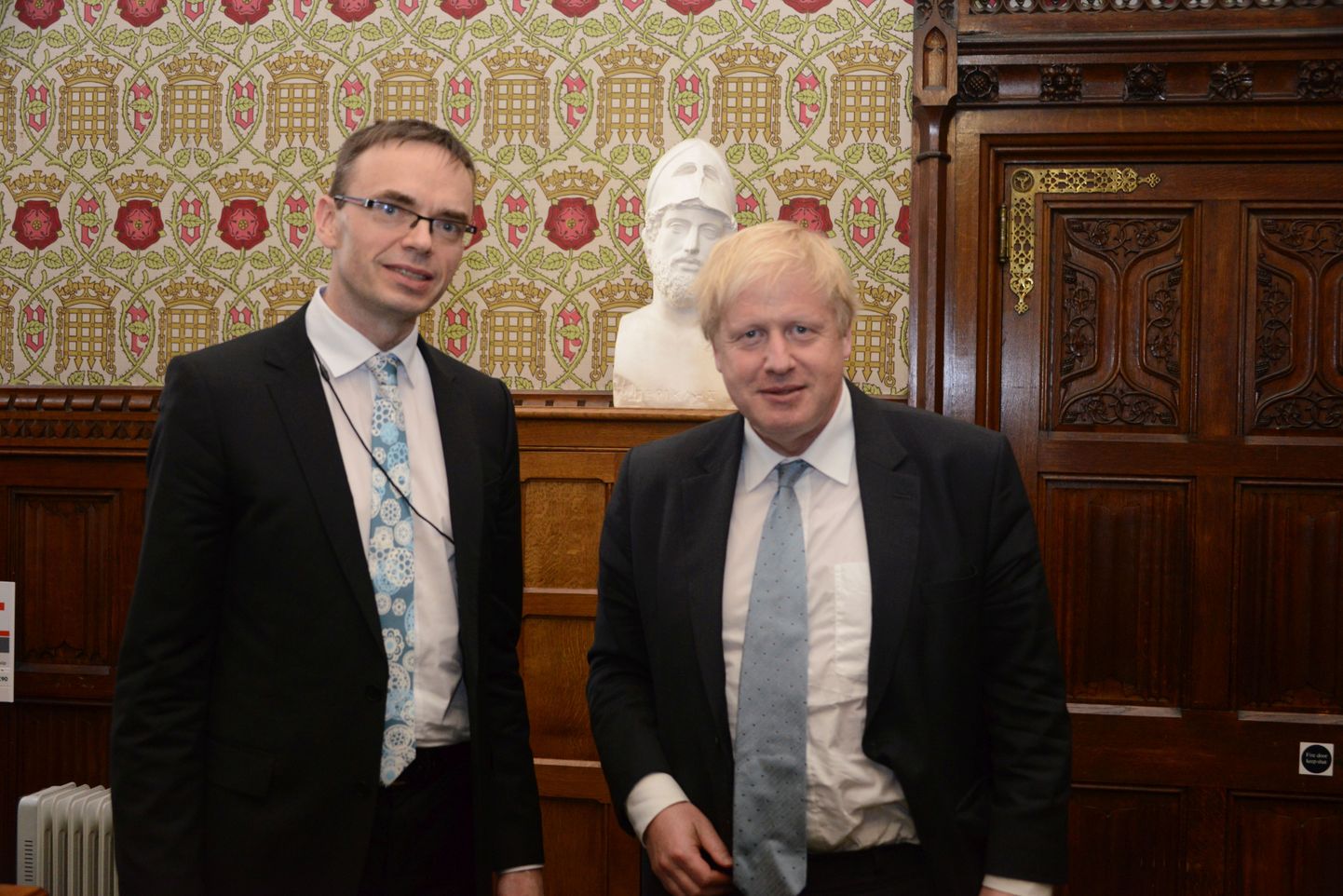 Sven Mikser ja Boris Johnson.