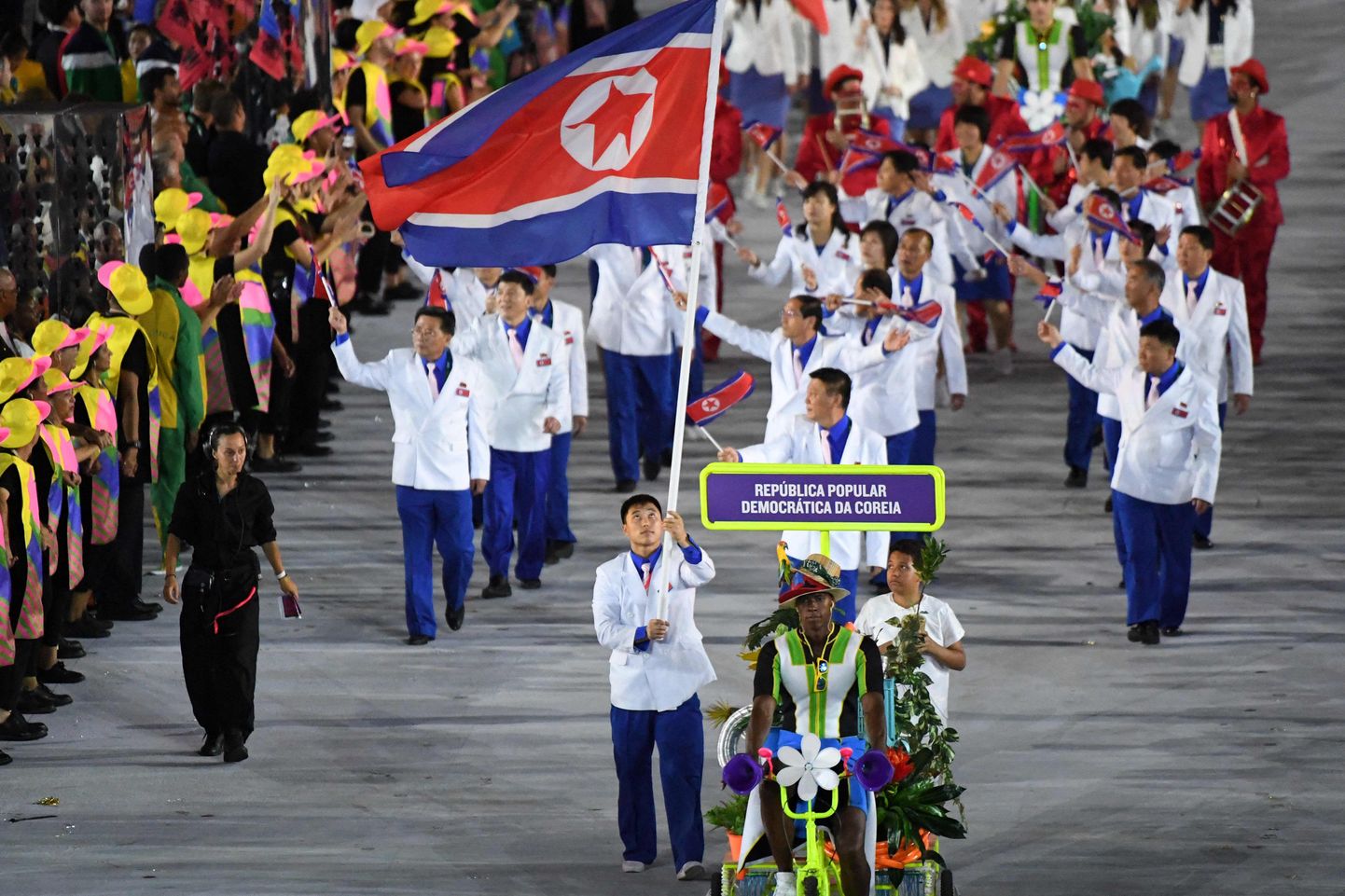 Põhja-Korea olümpiakoondis Rios.