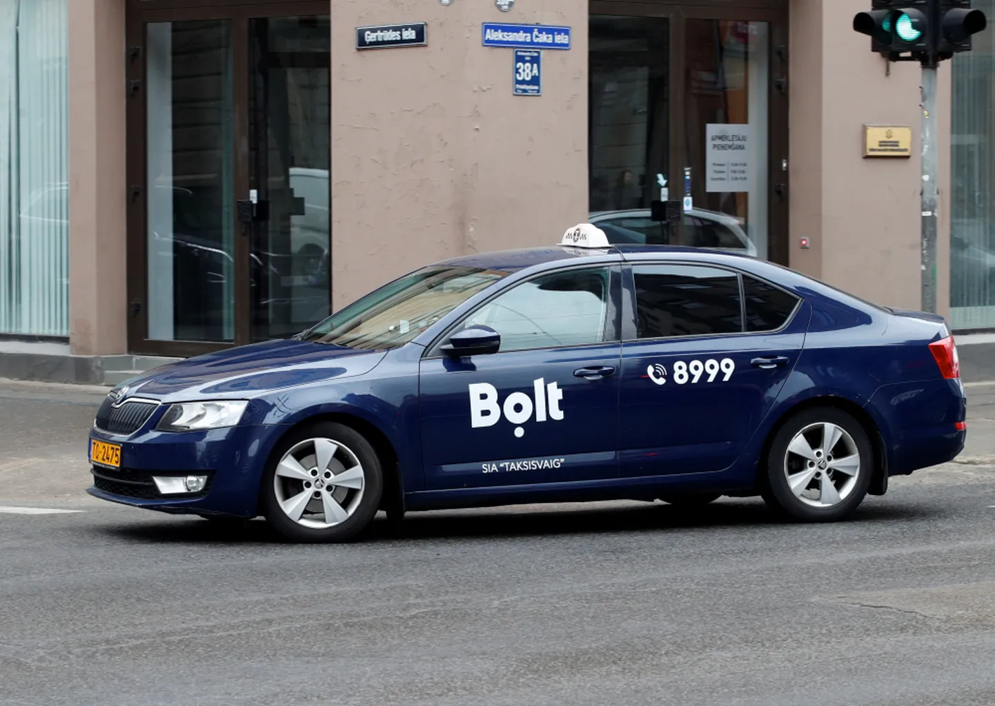 "Bolt" automašīna Rīgā. Ilustratīvs attēls