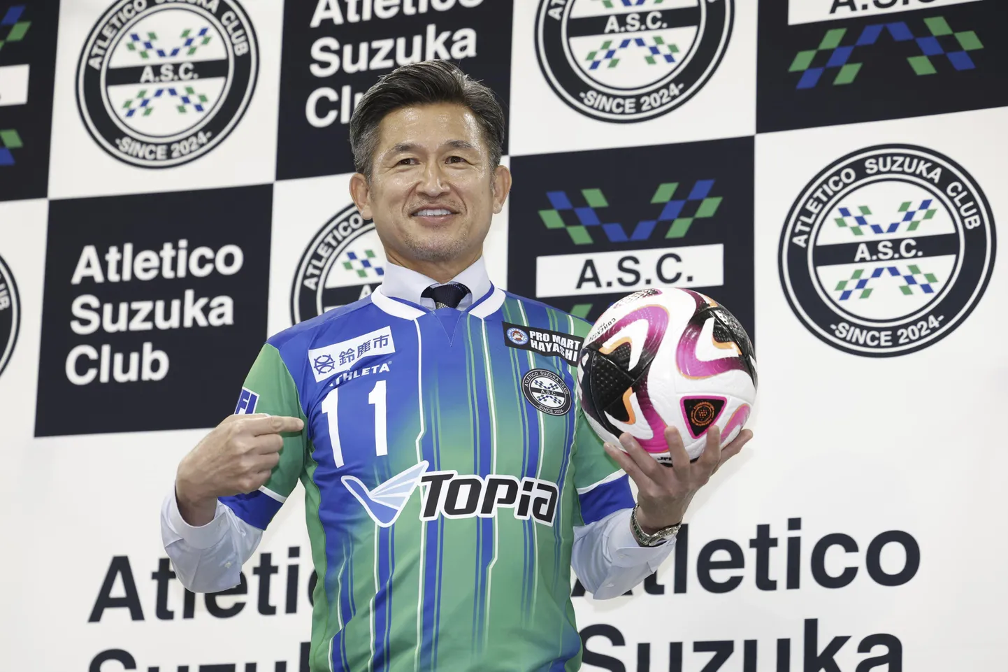 Japāņu futbola veterāns Kazujoši Miura