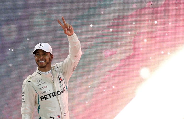 Lewis Hamilton 25. novembril 2018 Araabia Ühendemiraatides Abu Dhabis