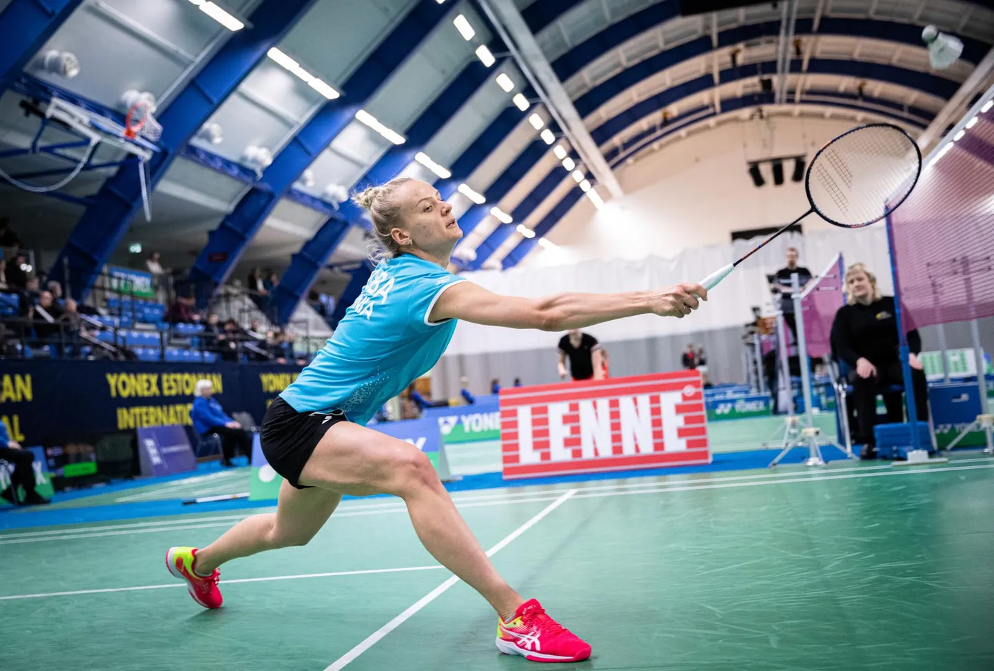 Kristin Kuuba alustas Saksamaal maailmakarikaetapi mänge, esimese võidu 2:0 vormistas ta kolmapäeval.