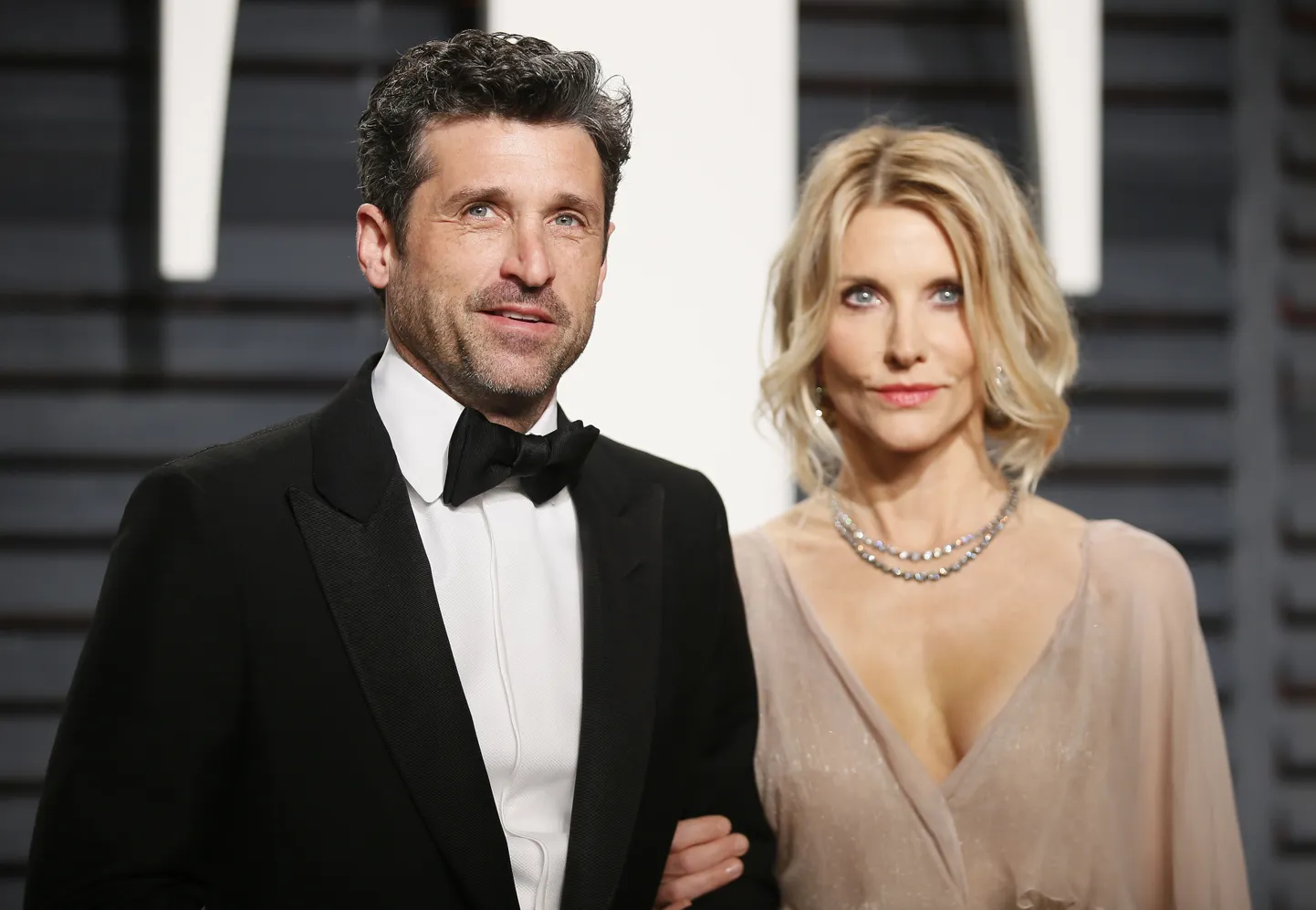 Patrick Dempsey ja Jillian Fink. REUTERS/Danny Moloshok