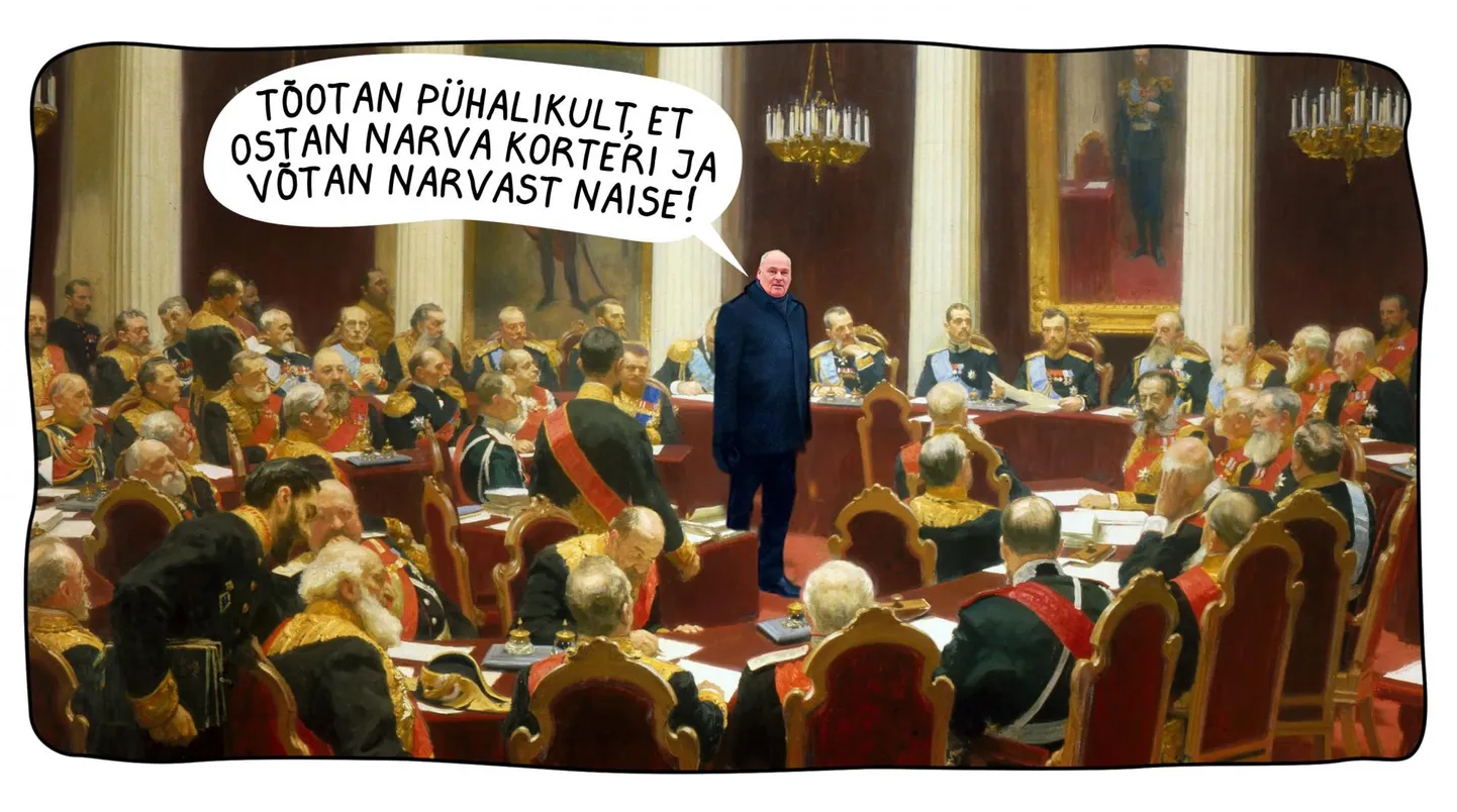 Jaan Tootsi kroonimine linnapeaks.