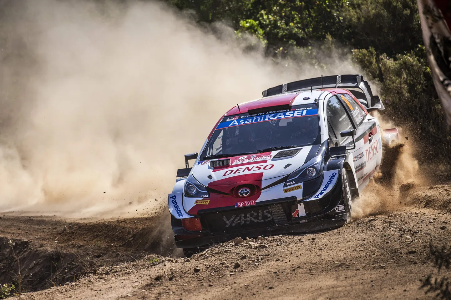 Toyota 2021. aasta ralliauto.