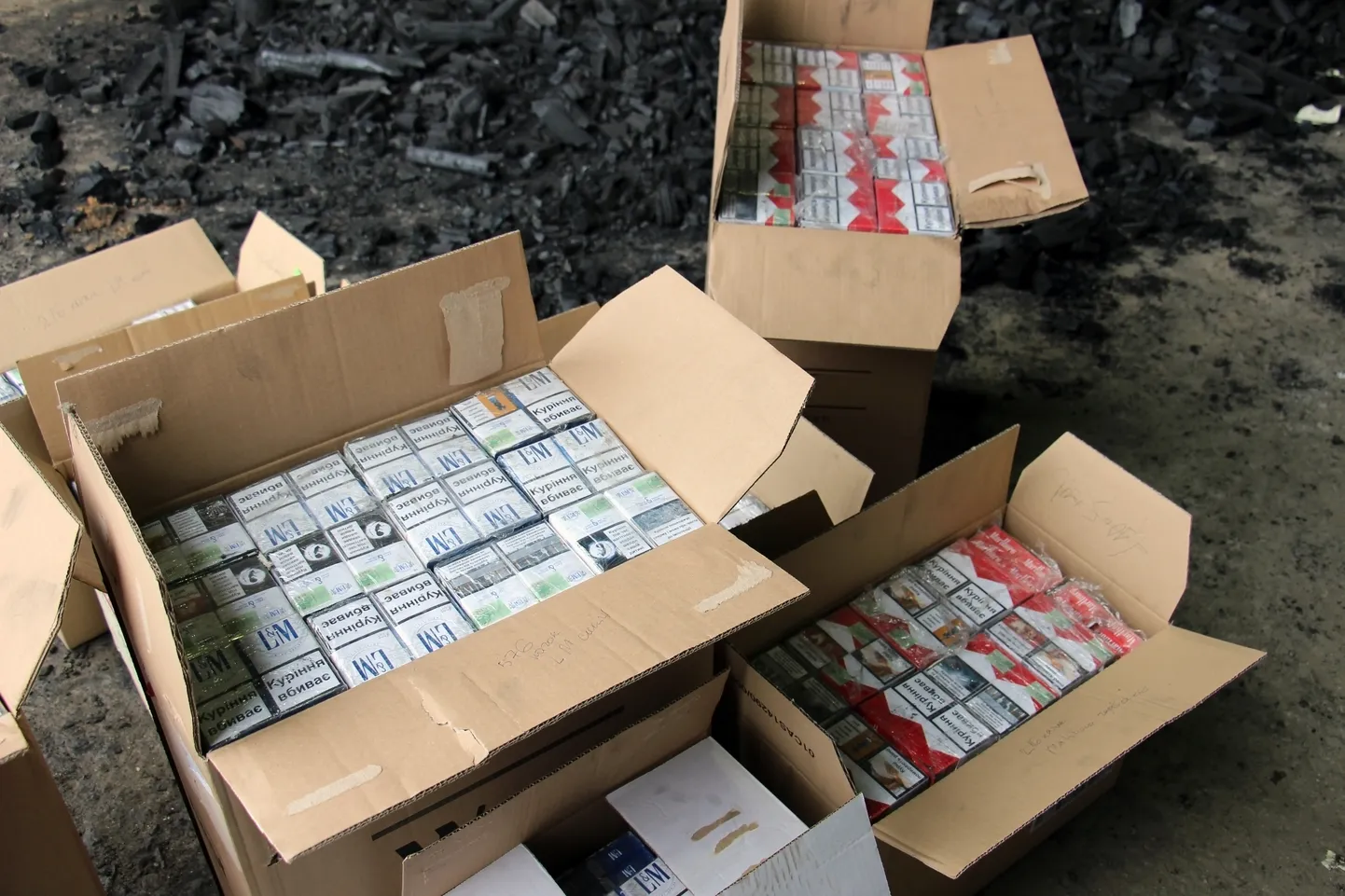 Kontrabandas cigaretes. Ilustratīvs attēls