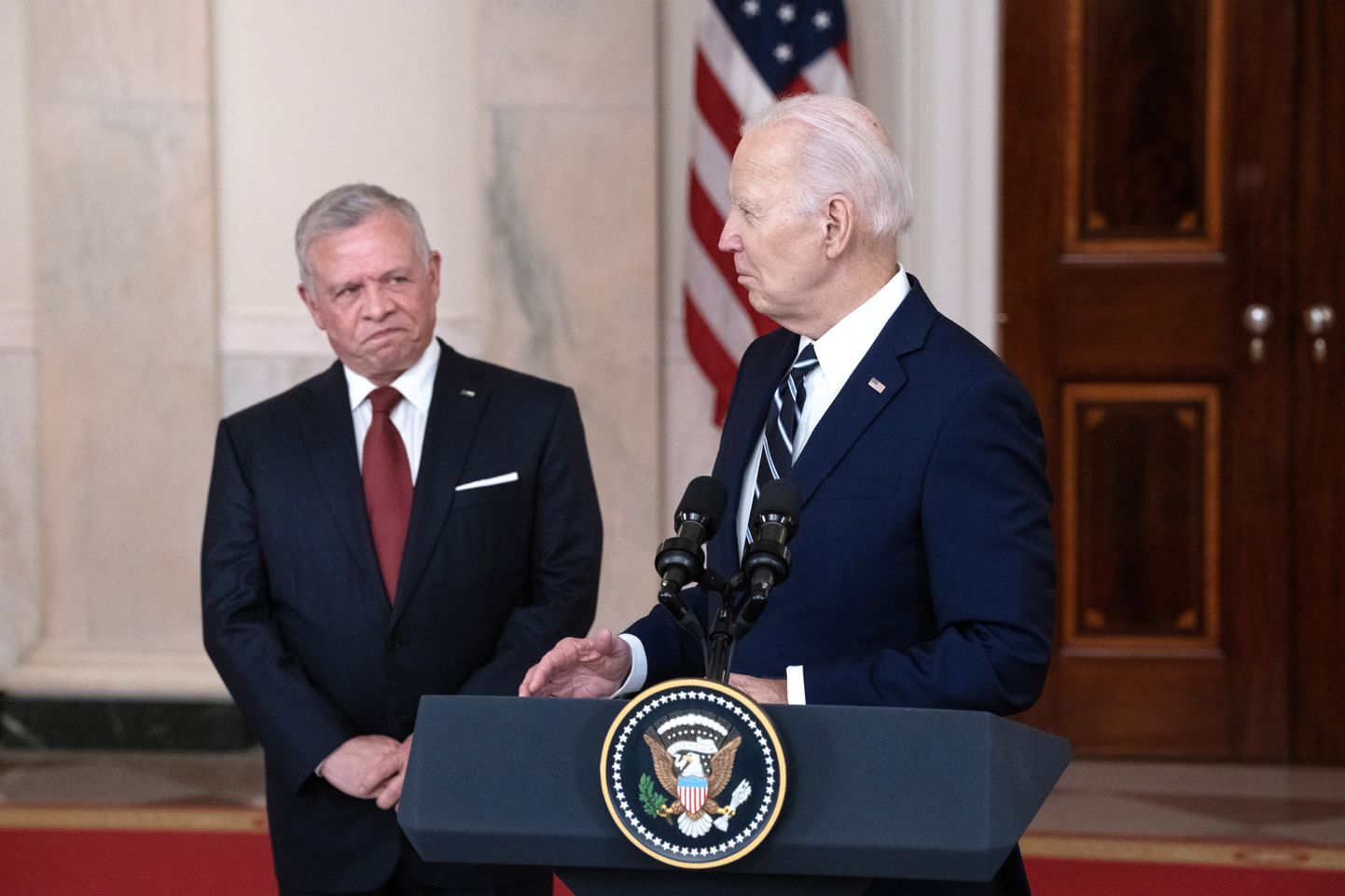 Jordaania kuningas Abdullah II ja USA president Joe Biden.